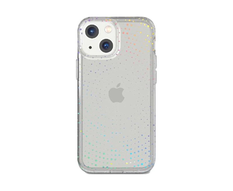 Tech21 Evo Sparkle Phone Case Mobile Cover For Apple iPhone 13 mini Iridescent