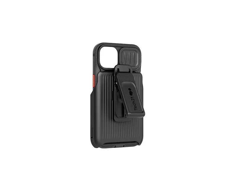 Tech21 EvoMax w/ Holster Phone Case Cover For Apple iPhone 13 Pro Max Off Black