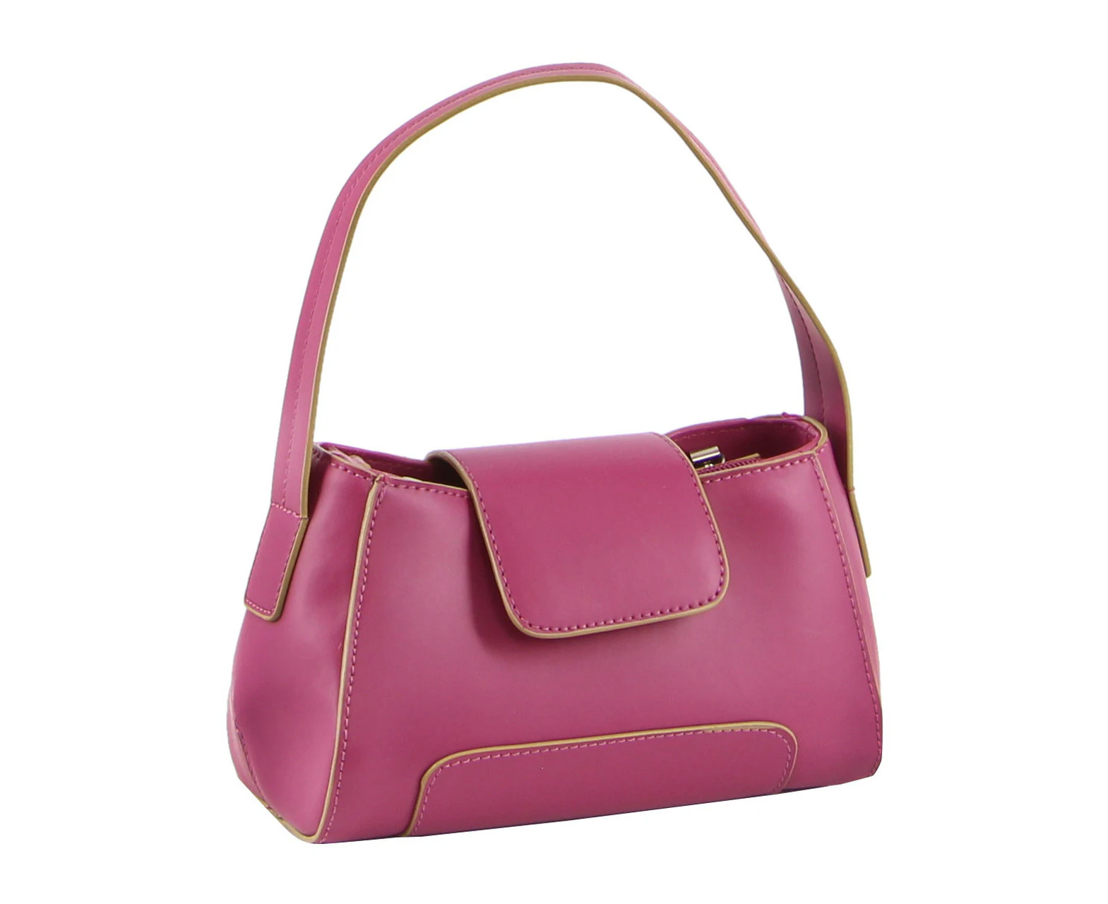 Milleni Mini Fashion Women/Ladies 20cm Tote Bag Work Shoulder Handbag Magenta