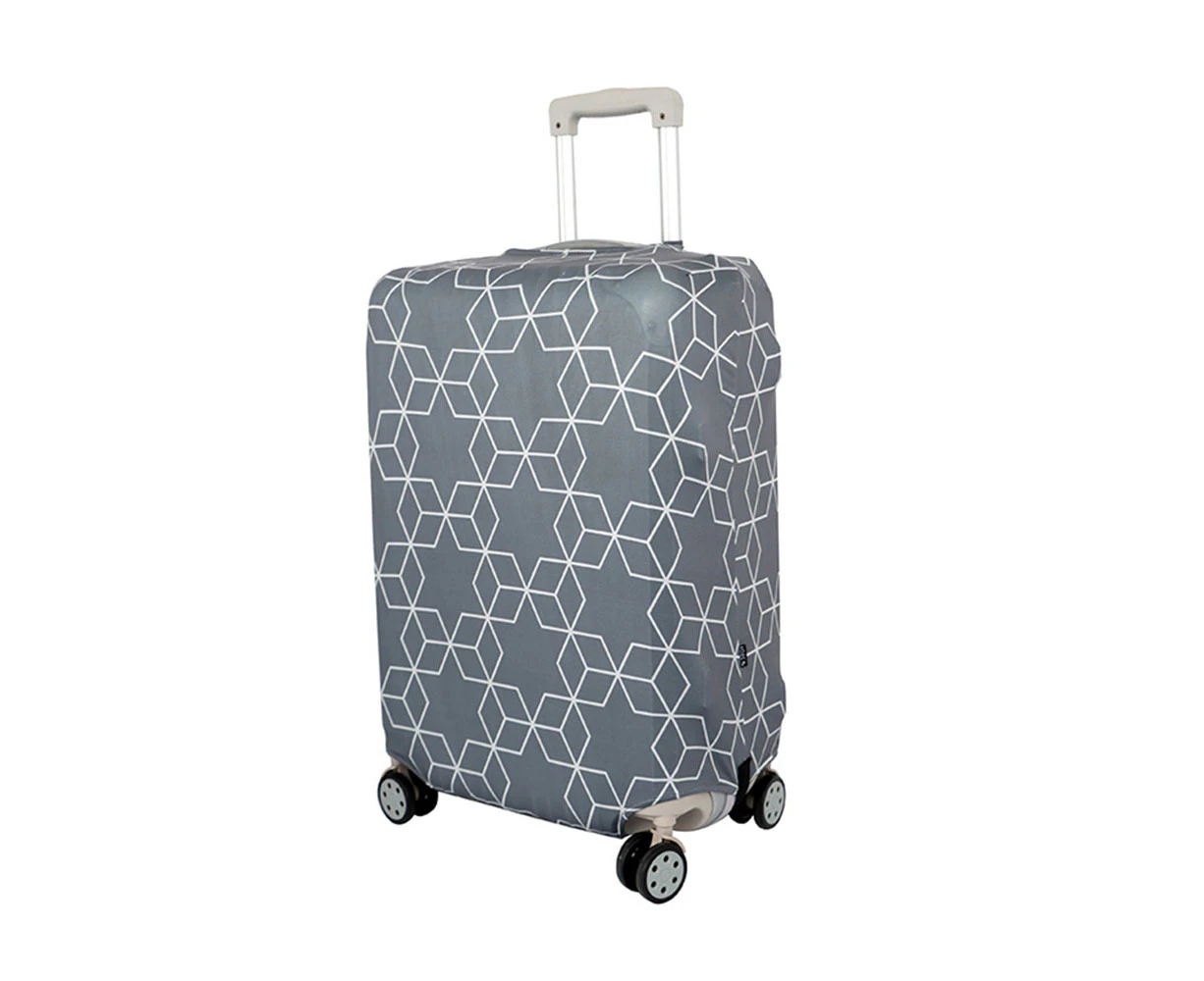 Tosca Anti-Scratch Luggage Suitcase Protection Bag Cover Large - Geometric