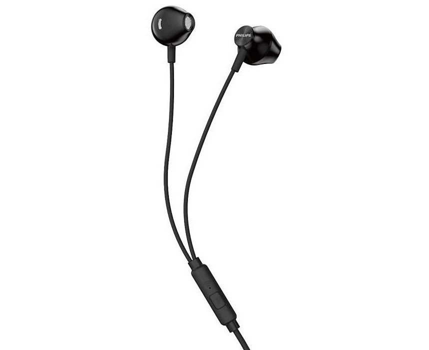 Philips In-Ear Earbud Neodynium Earphones/Headphones w/ Mic & 1.2m Cable Black