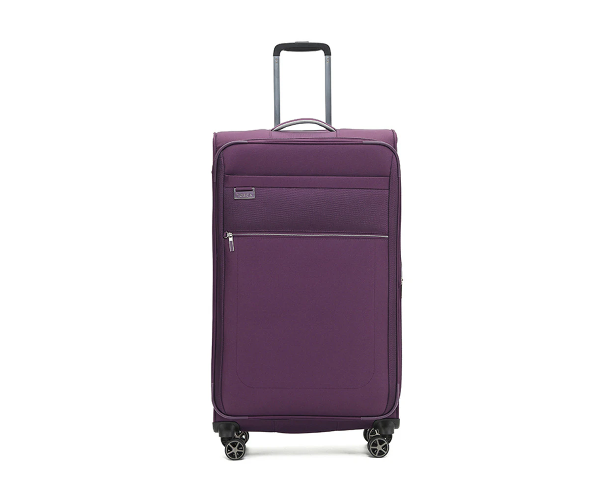 Tosca Vega 32" Holiday/Travel Luggage Suitcase Checked Baggage Trolley Bag Plum