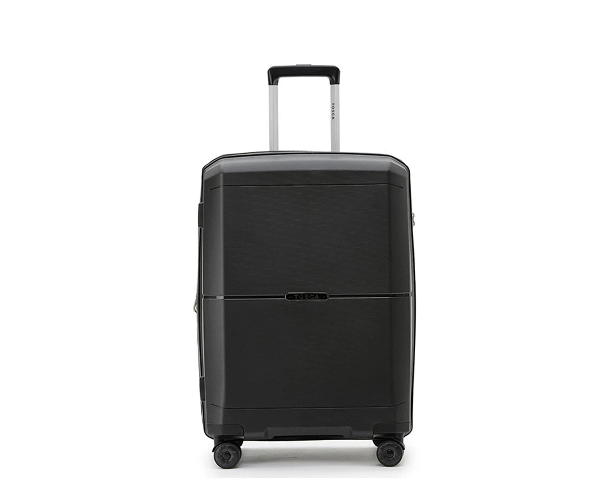 Tosca Globetrotter 4-Wheeled Suitcase Luggage Travel Bag TC 25" - Black