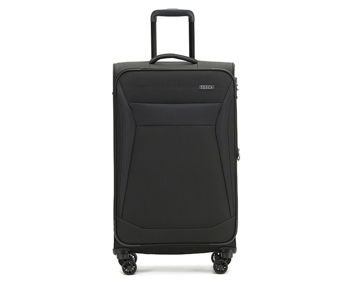 Tosca Aviator 72cm Trolley Travel Luggage Checked Bag Suitcase Baggage Black