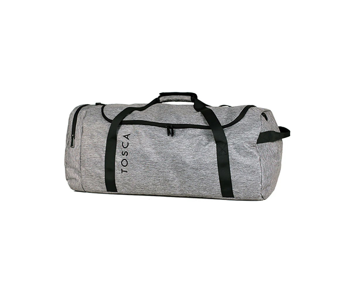 Tosca 68x26x31cm Overnight/Weekender Multi Purpose Tote/Duffle Travel Bag Grey