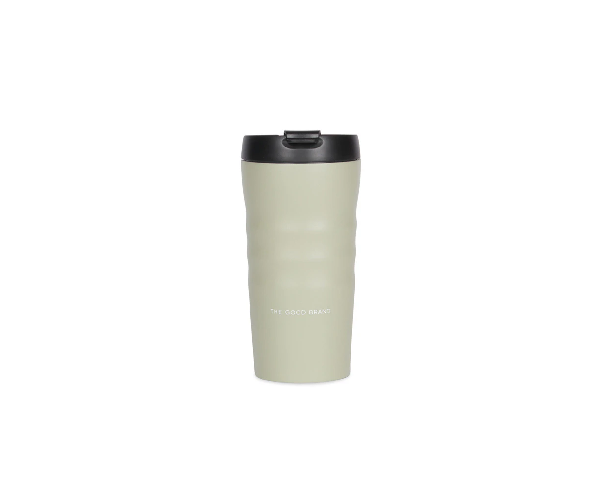 The Good Brand Insulated Coffee Cup Stainless Steel/PP Travel Drink Mug Sage