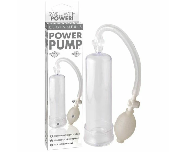 Beginner's Power Pump The Ultimate Pleasure Enhancer For Men Model Bp 500 Designed For Intense Penile Stimulation Black