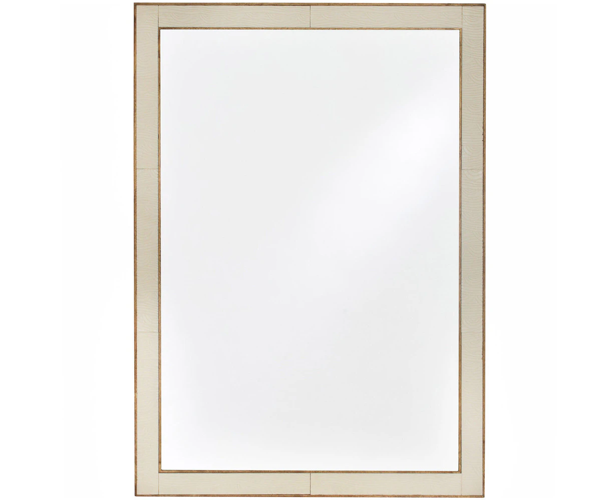 LVD Amalfi Wood/Acrylic/MDF 70cm Mirror Wall Hanging Home Decor Rectangle Brown