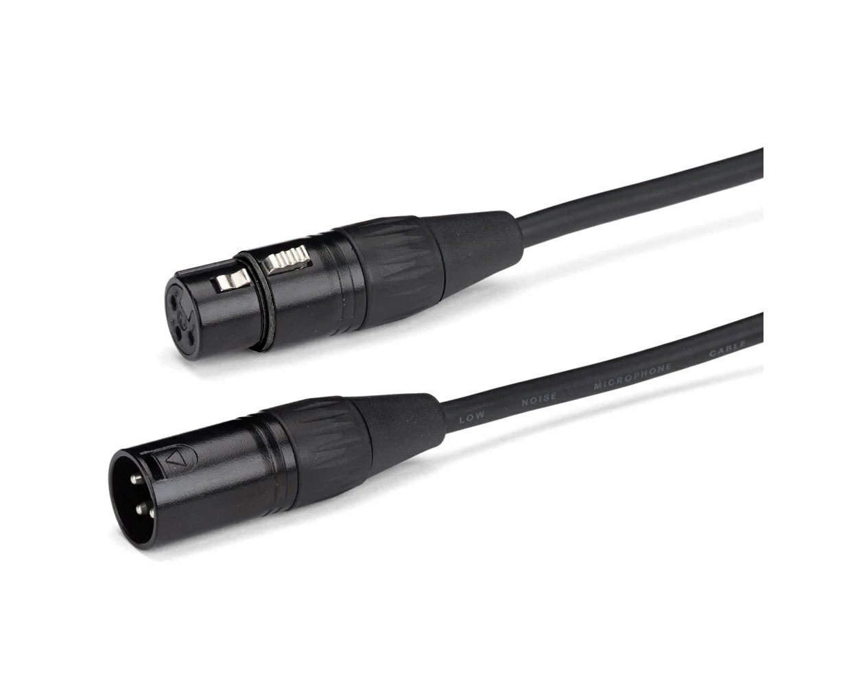 Samson 3M PVC TourTek XLR Male to XLR Female Microphone Cable Connector Black