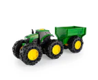 John Deere Monster Treads Tractor w/ Wagon Playset