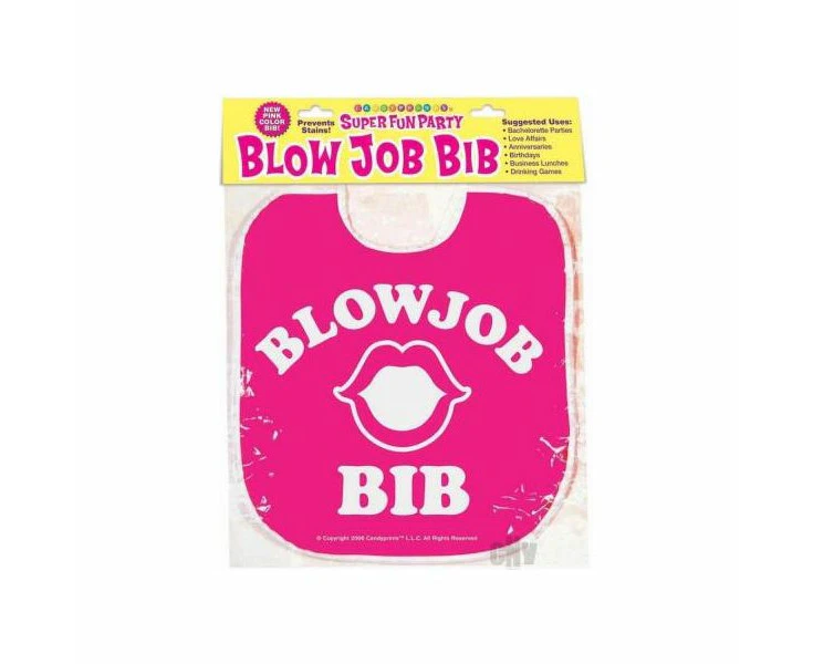 Introducing The Pink Pleasure Blow Job Bib The Ultimate Oral Delight For Him