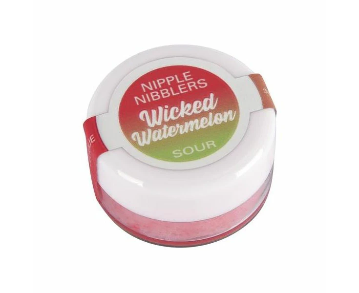 Classic Erotica Nipple Nibblers Sour Pleasure Balm Wicked Watermelon (model Nn 3g) For Enhanced Arousal And Playful Foreplay Unisex Nipple Stimulation