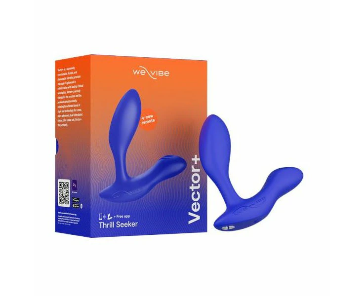 We Vibe Vector+ Prostate Massager V1.2 Male G Spot And Perineum Stimulation Royal Blue