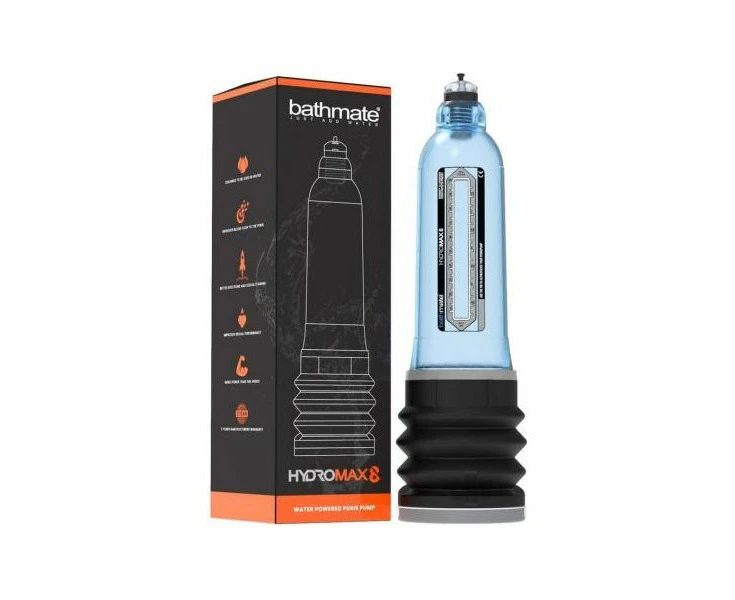 Introducing The Bathmate Hydromax8 Blue Penis Pump For Men: The Ultimate Hydro Vacuum Erection Device For Enhanced Pleasure!