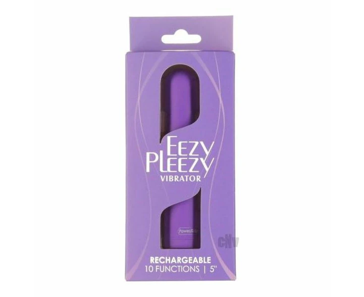 Introducing The Powerbullet Eezy Pleezy Purple Rechargeable 5 Inch Bullet Vibrator For Unprecedented Pleasure And Portability