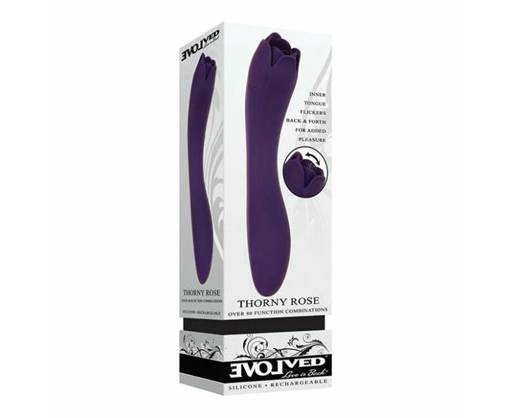 Evolved Thorny Rose Dual End Massager Purple