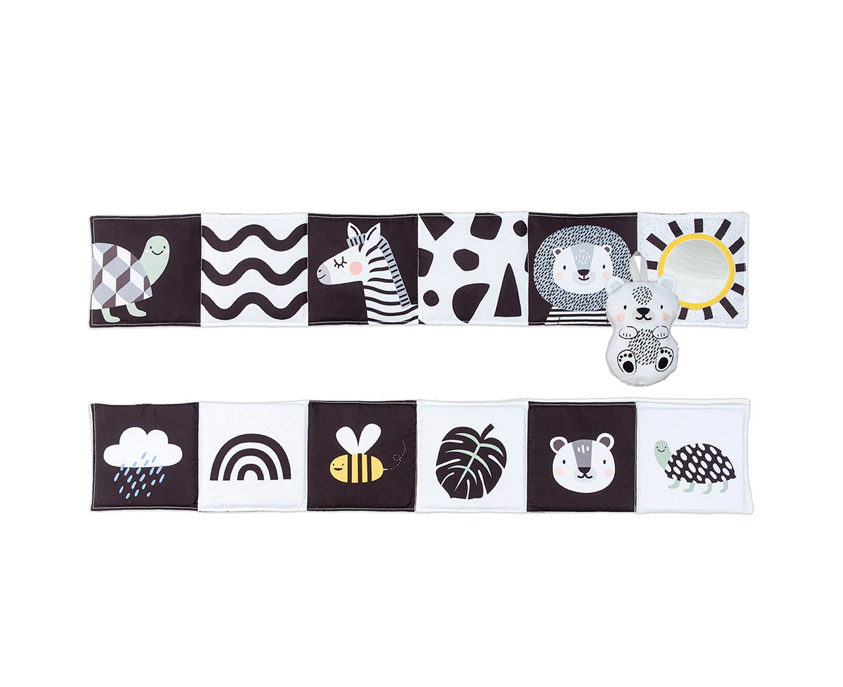 TAF Toys Savannah Black & White Educational Interactive Book Infant/Baby Toy 0m+