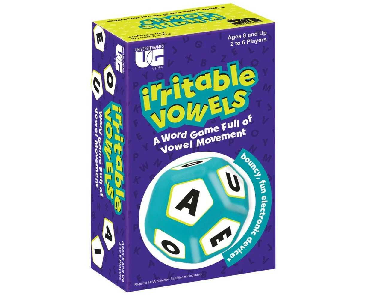 U.Games Irritable Vowels Word Game Interactive Kids/Children Activity Fun Toy 8+