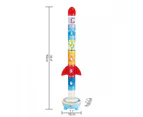 Hape Rocket Ball Air Stacker Learning Music/Sounds Kids/Toddler Play Toy 24m+