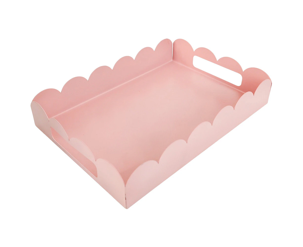 Urban Products Halcyon Petal Dinnerware Serving Tray Dinnerware Pink 25cm