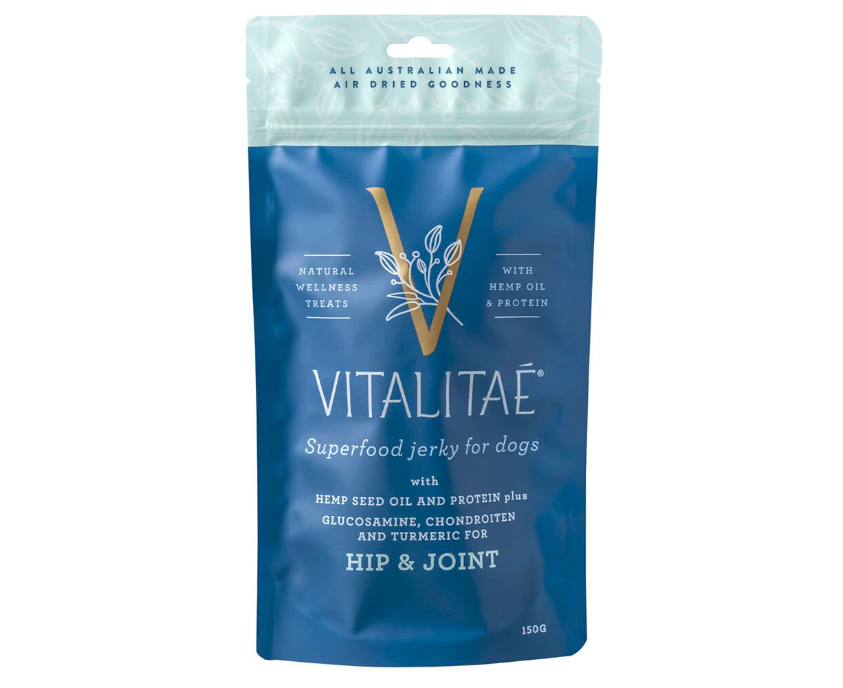 Vitalitae 150g Natural Wellness Treat Jerky Hip & Joint Hemp Oil/Protein Pet/Dog