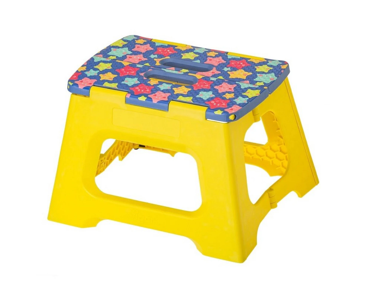 Vigar Compact Stars 23cm Kids/Children Foldable Stool/Footstool Home/Kitchen