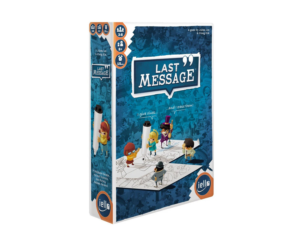 Iello Last Message Family Cooperative Card Game 3-8 Players Kids/Family 8y+