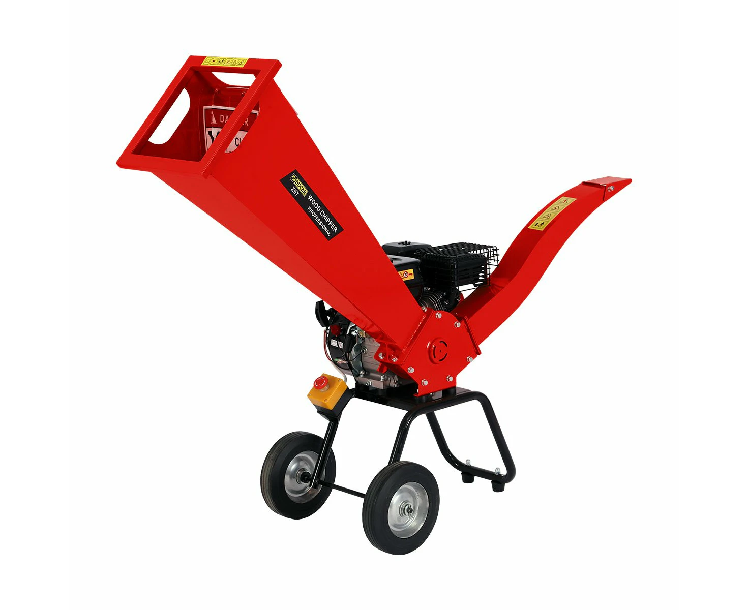 Ducar 7HP Wood Chipper Shredder Mulcher Grinder Petrol Red