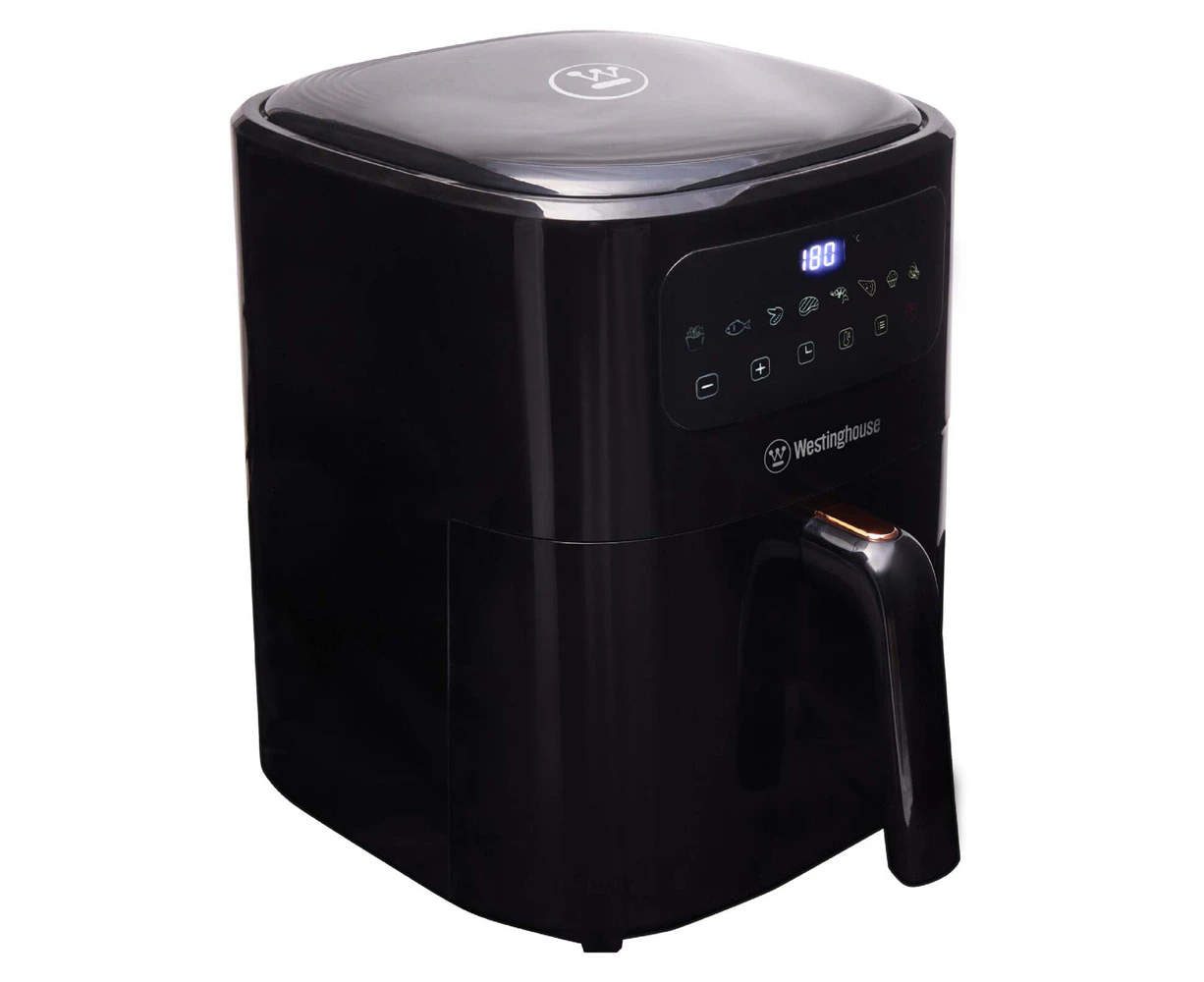 Westinghouse 1800W/200C Digital Air Fryer Benchtop Kitchen Oven  Black 6L