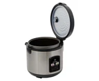 Westinghouse 6 Cup Rice Cooker Stainless Steel w/Keep Warm Function & Steamer