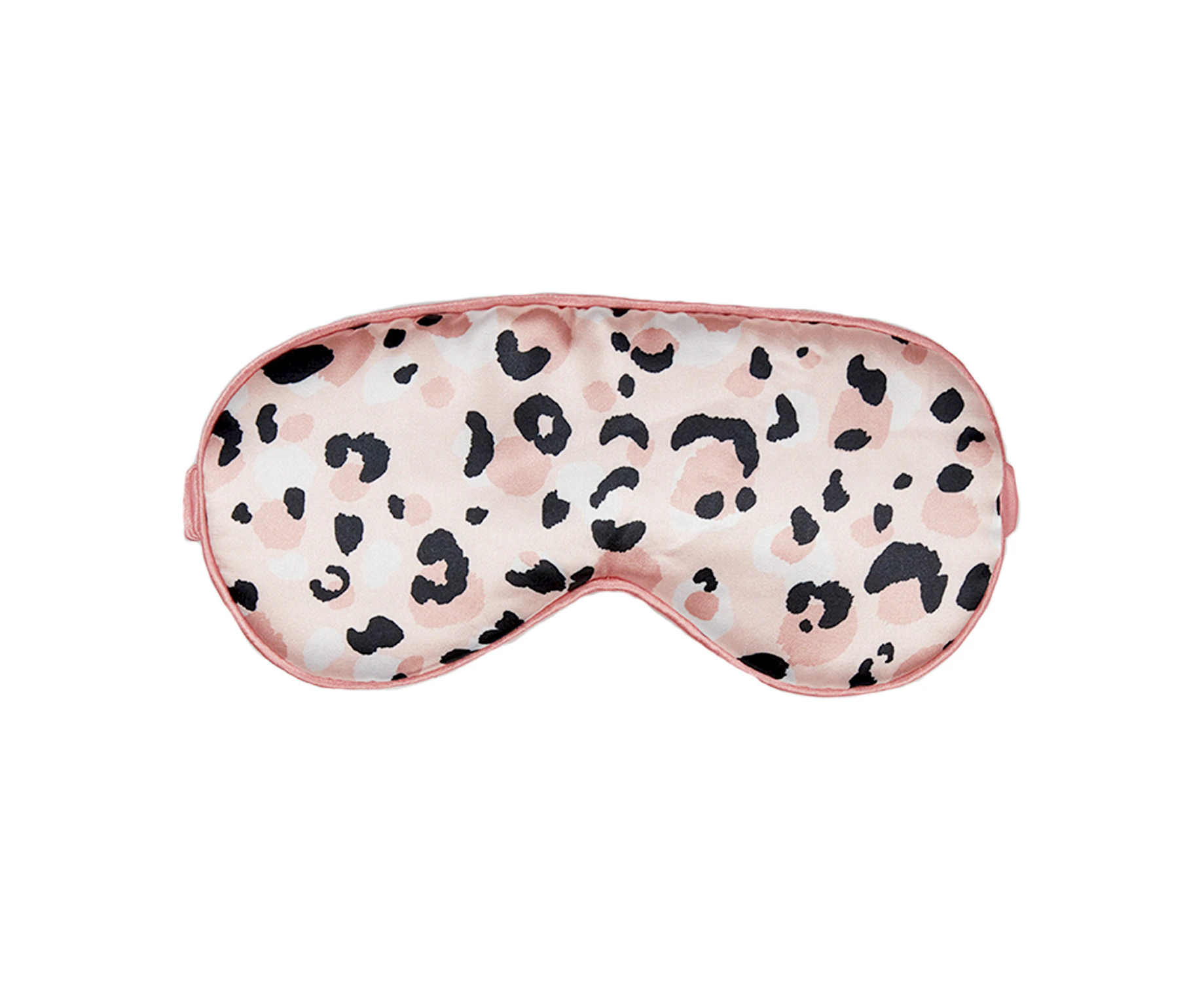 Splosh Wellness Blush Leopard Eye Mask/Silk Sleeping Eyeshade Cover 16.5x7.5cm