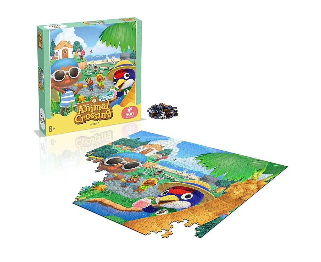 500pc Animal Crossing New Horizons 50cm Jigsaw Puzzle Kids 8y+ Educational Toy