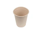 10pc Eco Basics 260ml Biodegradable Sugarcane Drinking Cup Disposable Container