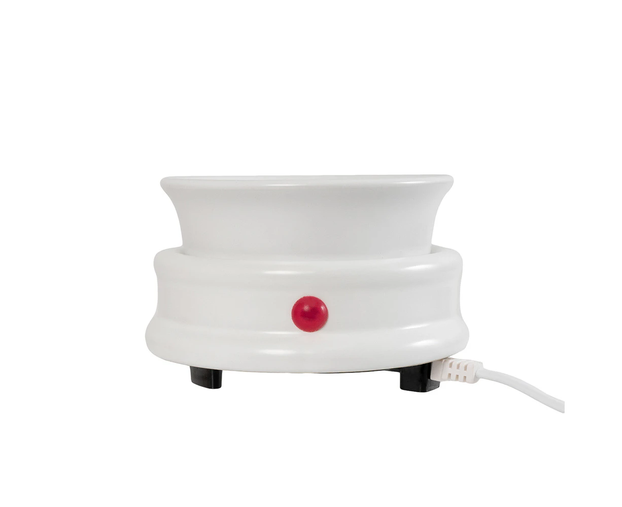 Electric Ceramic Wax Melter/Liquefier Fragrance Release Gift Ambient Matte White