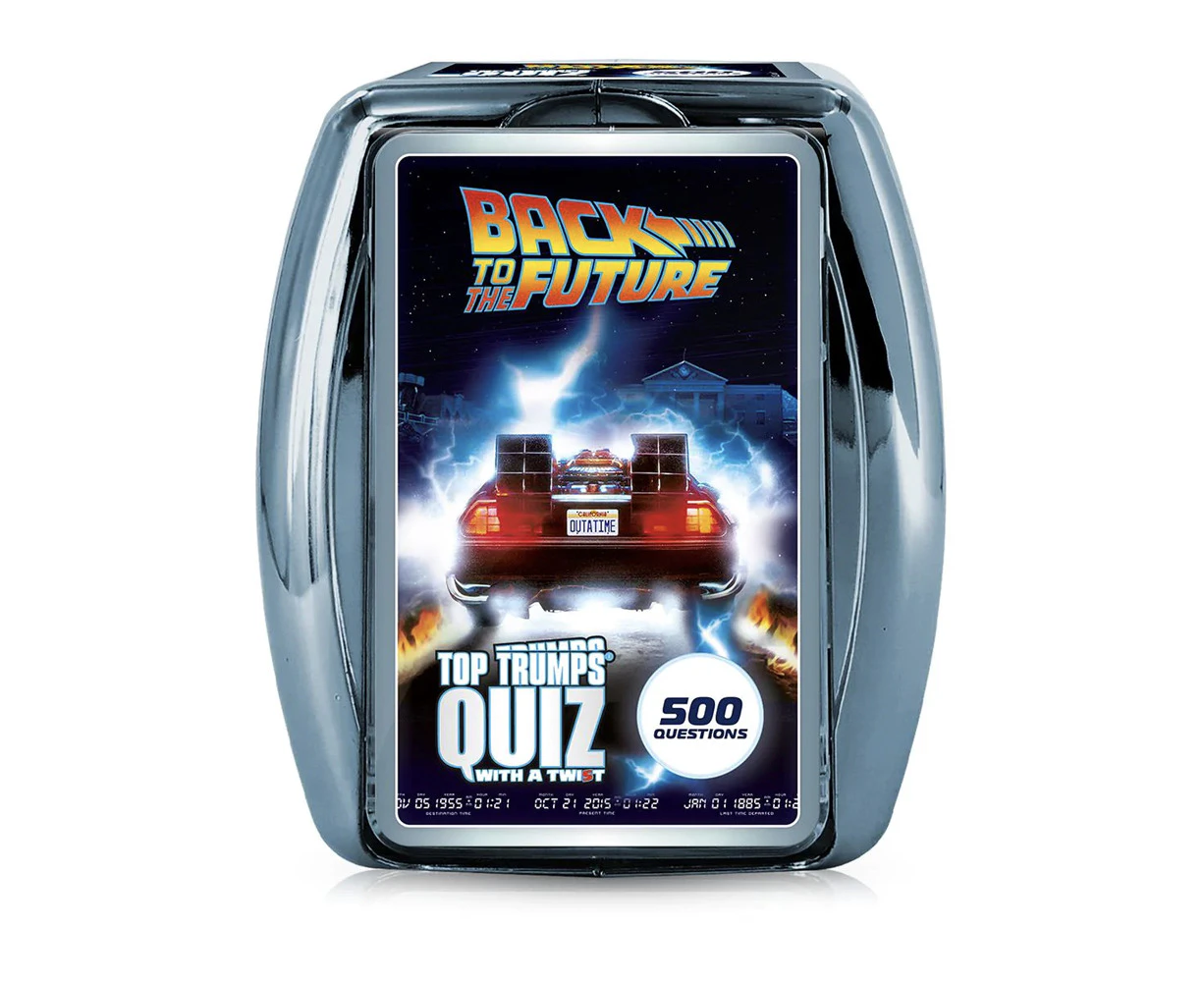 Top Trumps Quiz Back to the Future Playing Game/Collection w/500 Questions 12+