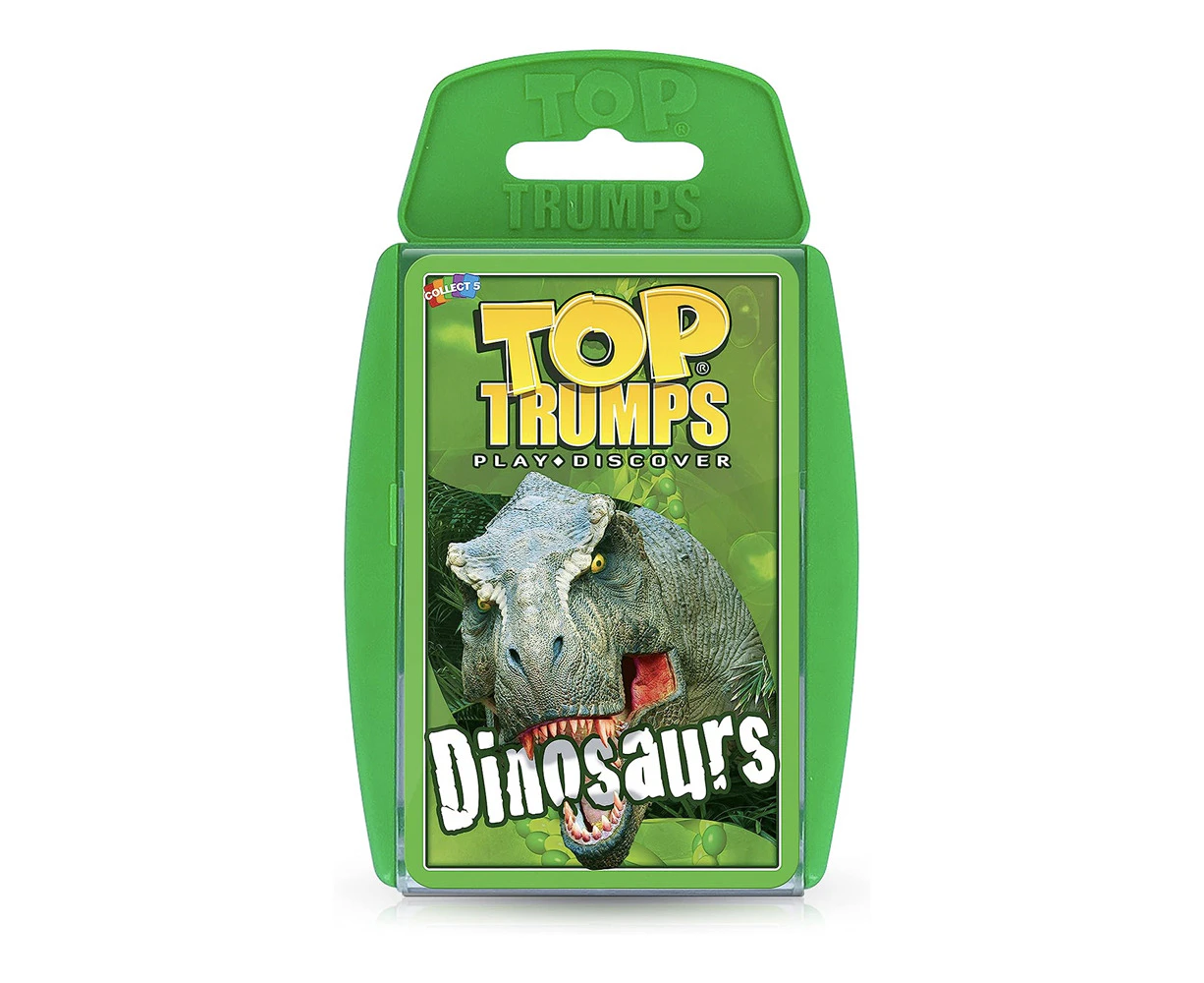 Dinosaurs 14cm Top Trumps Card Quiz Card Game Fun Kids/Children Activity Toy 5y+