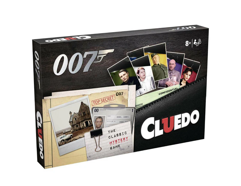 Cluedo James Bond 007 Edition Cassic Tabletop Family/Party Mystery Game 8y+