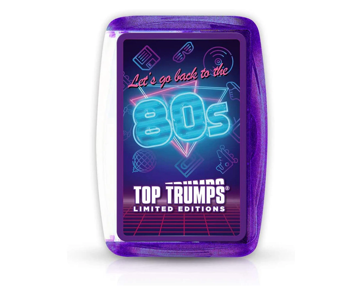 Top Trumps Lets Go Back To The 80s Play Card Game/Collection Limited Edition 5+