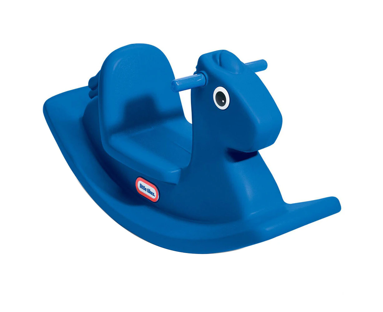 Little Tikes Rocking Horse/Pony Kids/Toddler Children Ride On Toy 12m-3y Blue