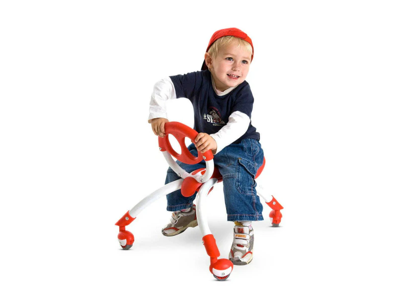 Ybike Pewi Ride On Push/Sit Toy Kids Walking Buddy Indoor/Outdoor Play Red 3y+