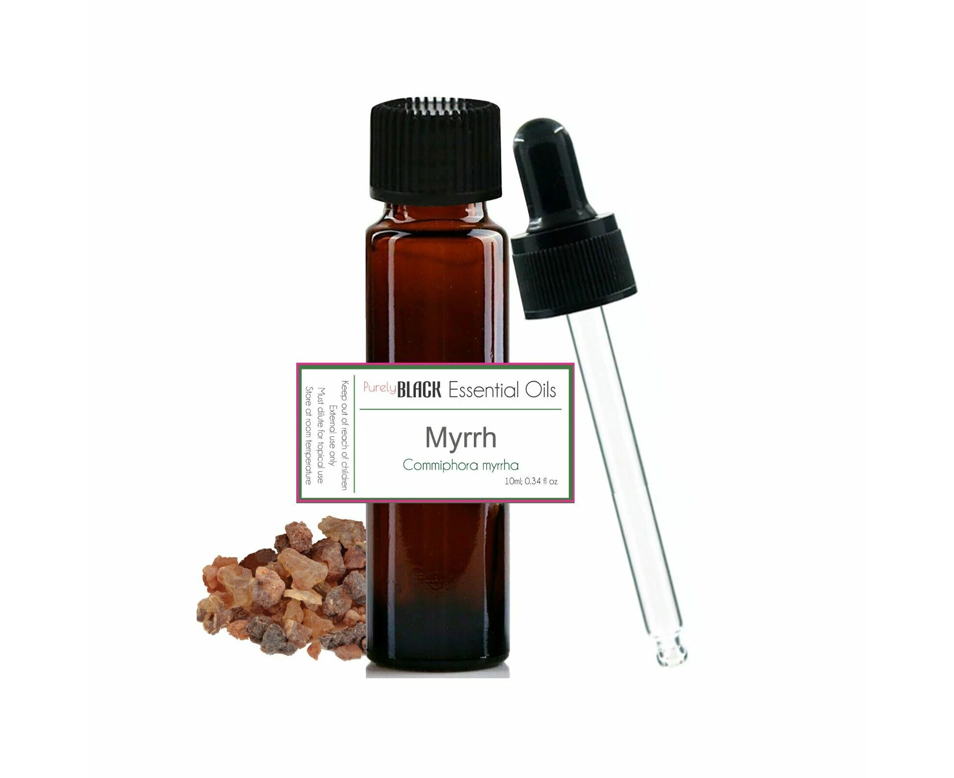 100% Pure Myrrh Oil  10ml For Aromatherapy, Diffuser, Skin Care. Myrrh Resin Essential Oil