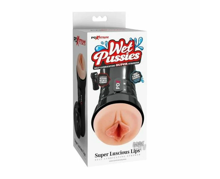 Pdx Wet Pussies Super Stroker Lt511 Male Vaginal Stroker Black