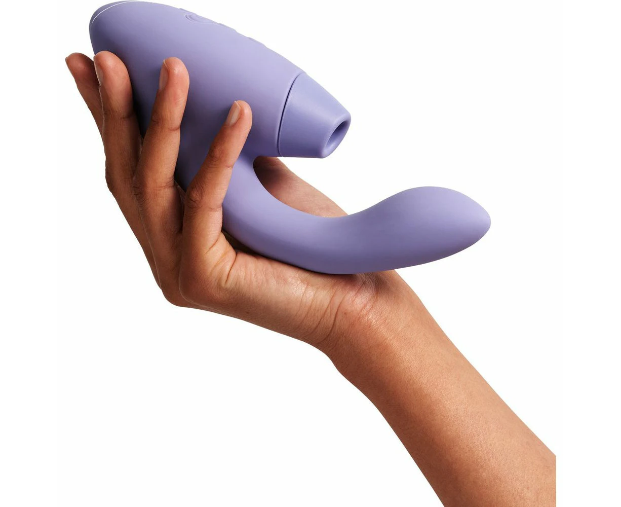 Introducing The Womanizer Duo 2 Lilac: The Ultimate Pleasure Air And G Spot Vibrator For Mind Blowing Blended Orgasms