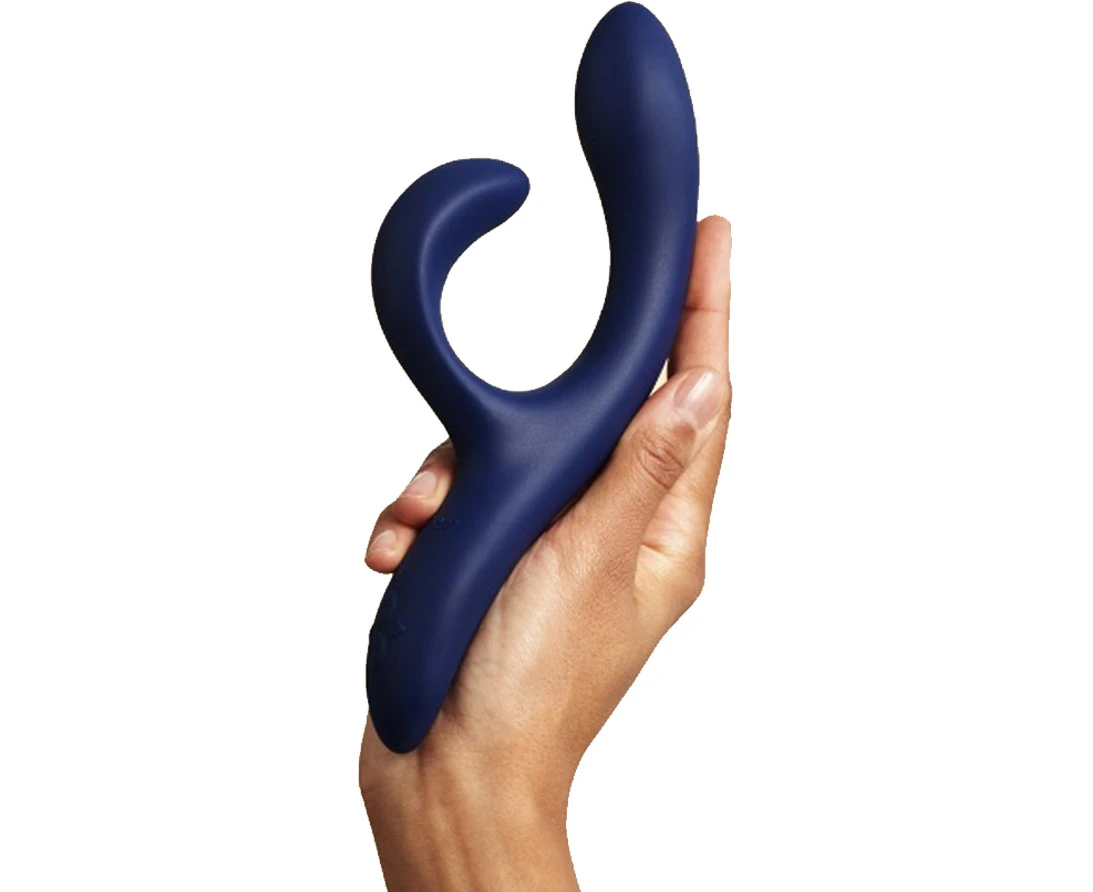 We Vibe Nova 2 Dual Stimulation Rabbit Vibrator Midnight Blue