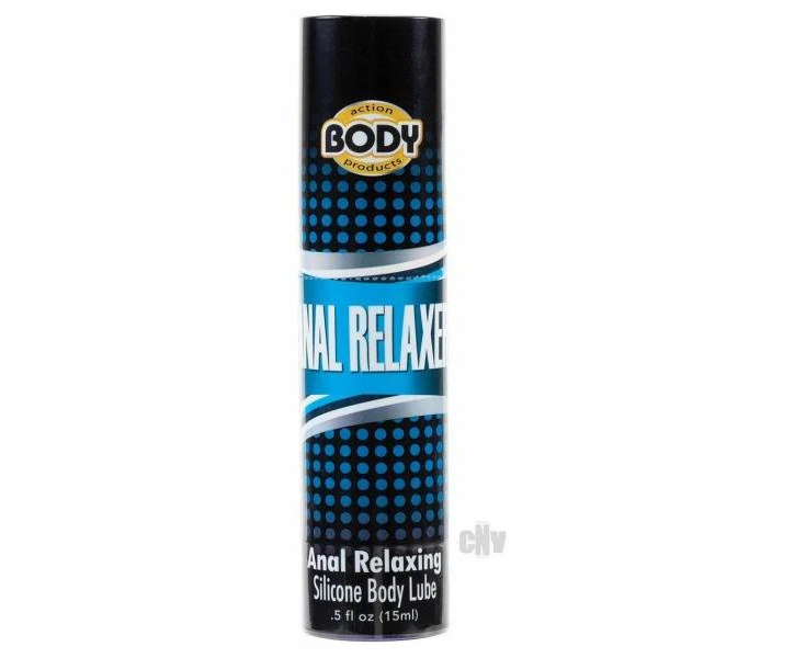 Body Action Anal Relaxer Silicone .5oz Premium Silicone Based Anal Relaxing Lubricant For Long Lasting Pleasure Model: Arx 500 Unisex Enhances Anal Se