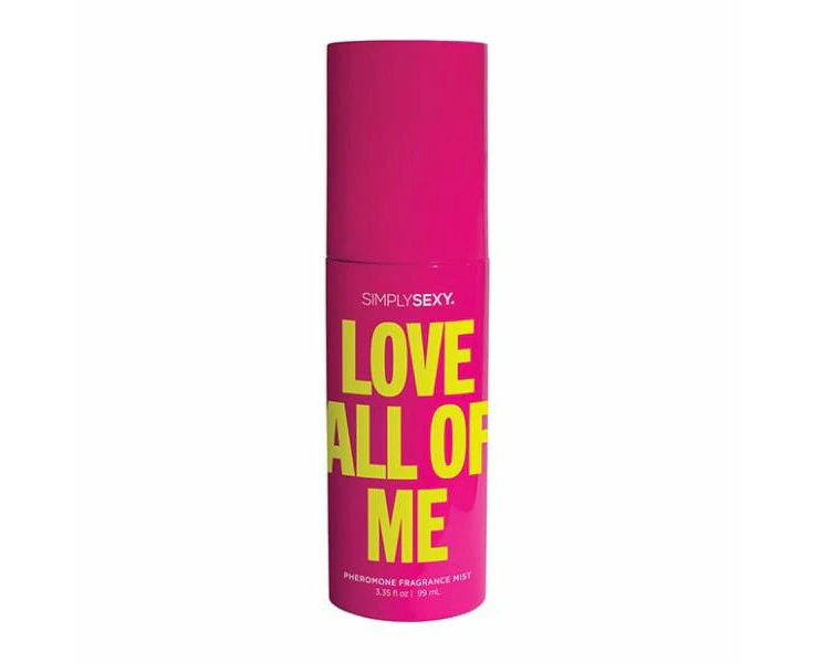 Lovehoney Simply Sexy Pheromone Body Mist 3.35 Oz Love All Of Me Feminine Love Area Refreshing Fragrance Seductive Blue