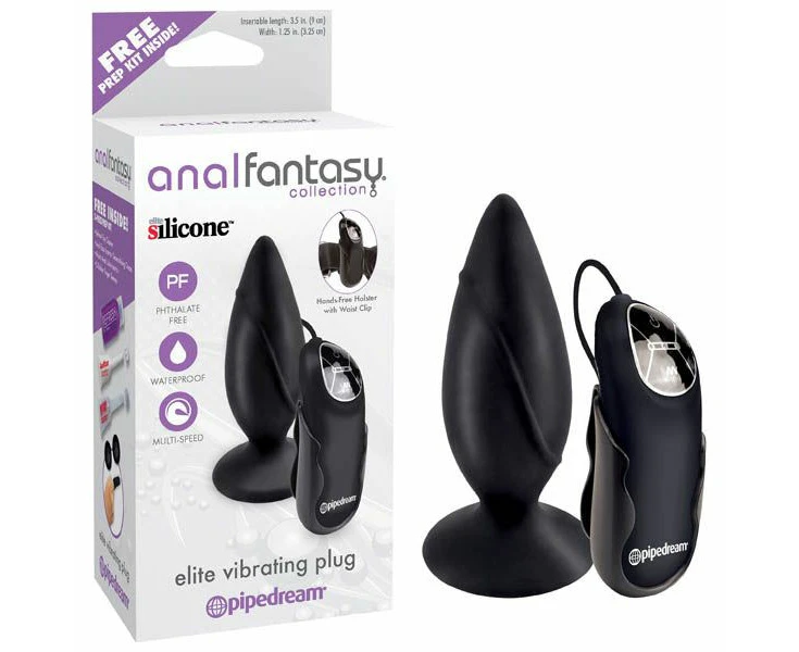 Introducing The Sensual Pleasures: Anal Fantasy Collection Elite Vibrating Plug For Intense Backdoor Bliss Model Af 123, Designed For All Genders, Exq