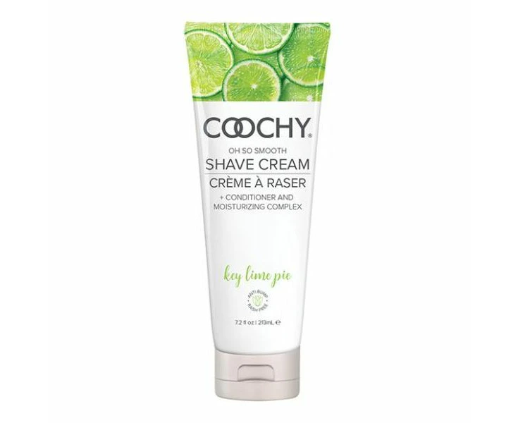 Classic Erotica Coochy Shave Cream Key Lime Pie 7.2 Oz Smooth Glide Moisturizing Shaving Cream For Men And Women Dermatologist Tested Sensitive Skin F