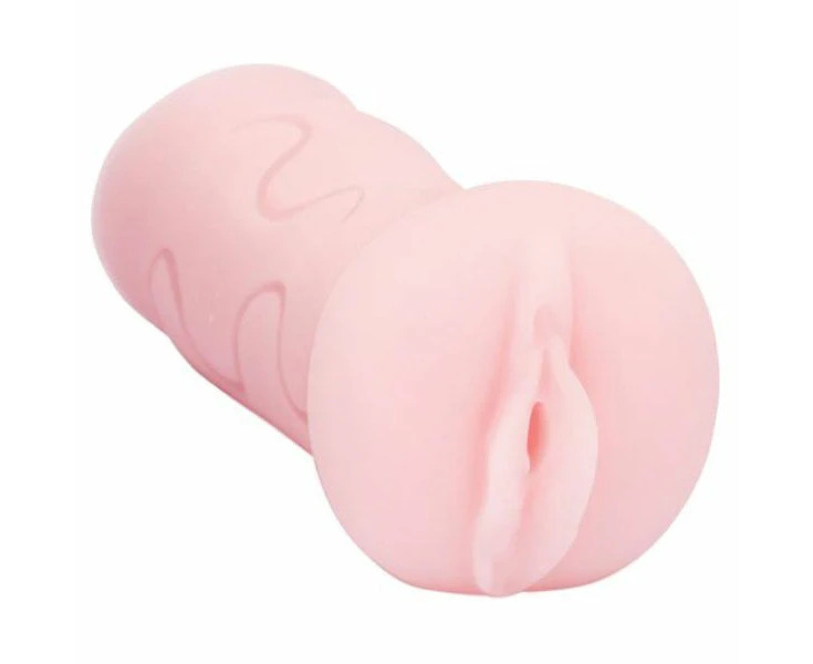 Icon Brands Pocket Pink Pussy Masturbator Compact Handheld Male Stroker For On The Go Pleasure