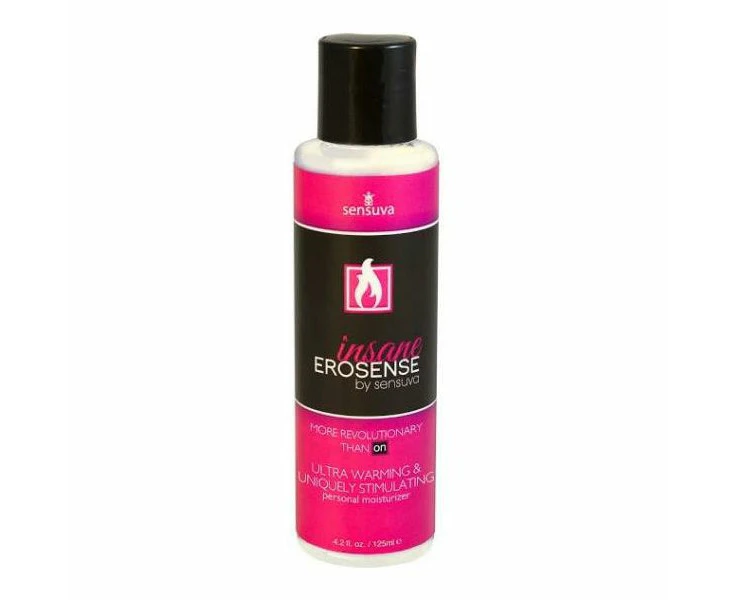 Sensuva Erosense Insane Personal Moisturizer 4.2oz Intense Warming Stimulating Hybrid Lubricant For Women Vaginal And Clitoral Stimulation Wild Roller